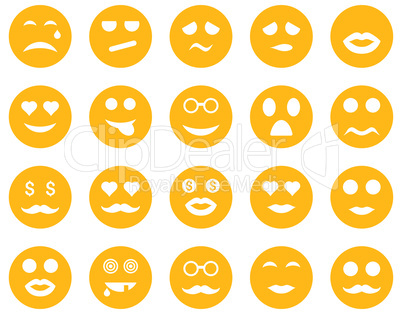 Smile and emotion icons