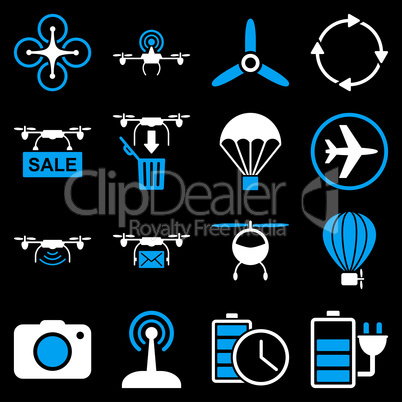 Copter tools icon set