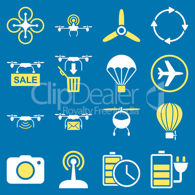 Copter tools icon set