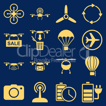 Copter tools icon set