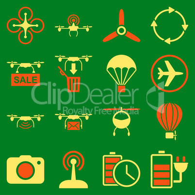 Copter tools icon set