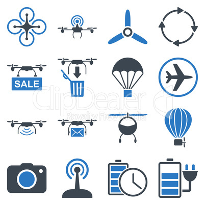 Copter tools icon set