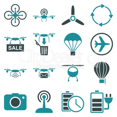 Copter tools icon set