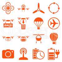 Copter tools icon set