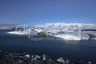 Glacier lagoon Jokulsarlon, Iceland