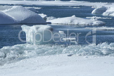 Glacier lagoon Jokulsarlon, Iceland