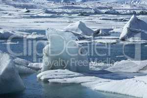 Glacier lagoon Jokulsarlon, Iceland