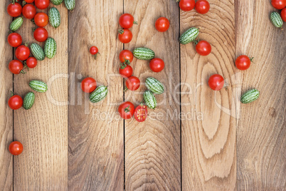cherry tomatoes and kiwano