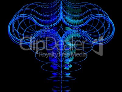 abstract blue waves