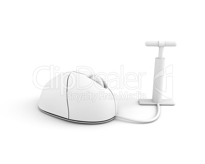 white mouse pump