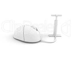 white mouse pump