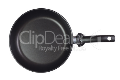 frying pan isolated over white background