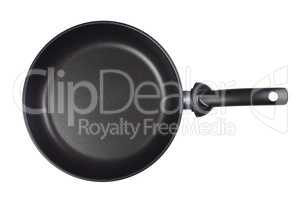 frying pan isolated over white background
