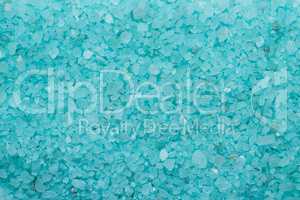 blue aromatic bath salt background