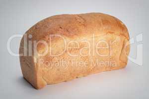 loaf of bread over grey background