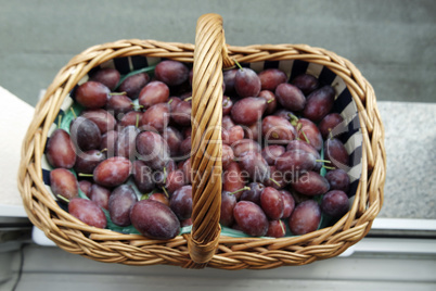 fresh plums