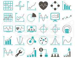 Dotted Charts Icons