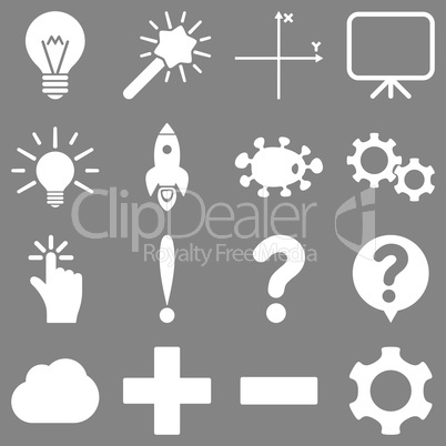 Basic science and knowledge icons