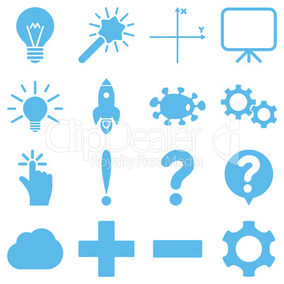 Basic science and knowledge icons