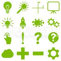 Basic science and knowledge icons
