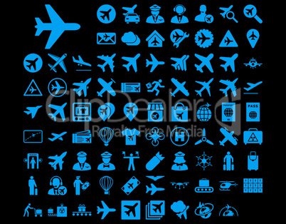 Aviation Icon Set