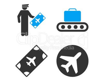 Aviation Icon Set