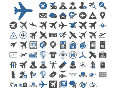 Aviation Icon Set