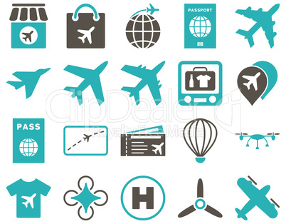 Airport Icon Set