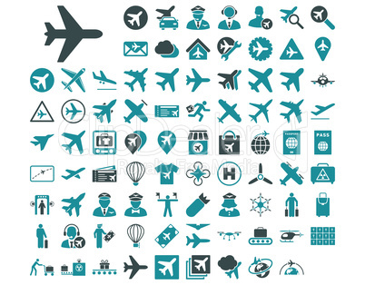 Aviation Icon Set