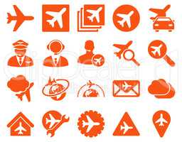 Aviation Icon Set