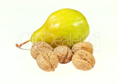 Pear and walnuts