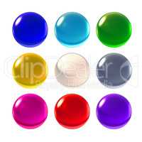nine color crystal ball