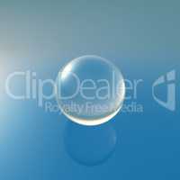 glass transpancy ball