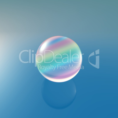 glass transpancy color ball