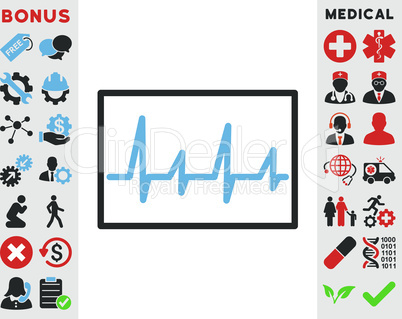 Bicolor Blue-Gray--cardiogram.eps