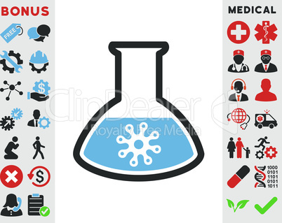 Bicolor Blue-Gray--infection container.eps