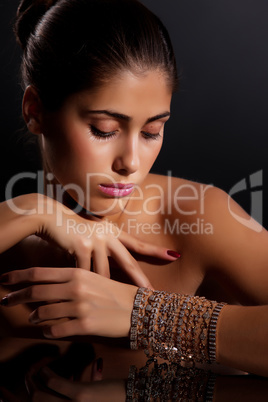 Young Woman With Bracelets