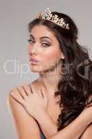 Young Beautiful Woman With Diadem
