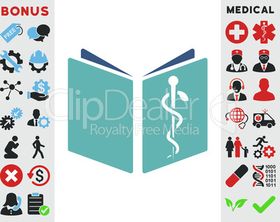 BiColor Cyan-Blue--drug handbook.eps