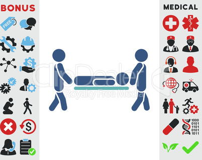 BiColor Cyan-Blue--patient stretcher.eps