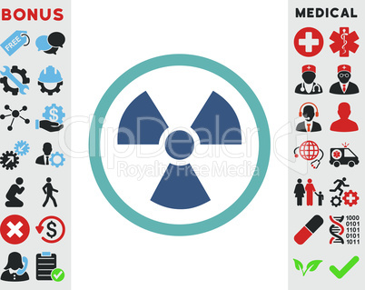 BiColor Cyan-Blue--radiation danger.eps