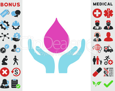 BiColor Pink-Blue--blood donation.eps