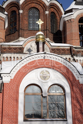 church in the winter daytime