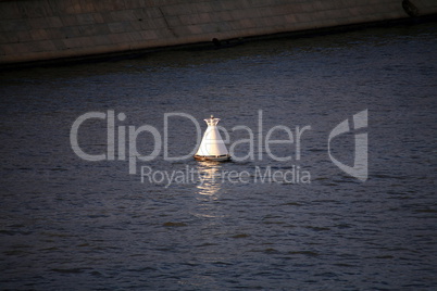buoy at evening