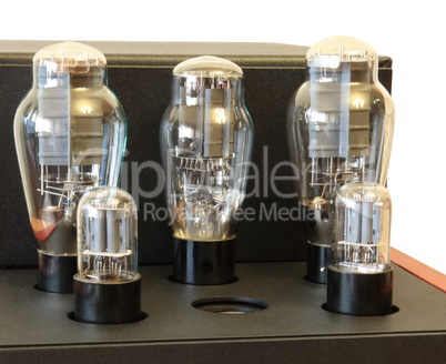 vacuum tube amplifier on 300B triodes