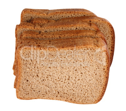 Dark Bread Isolated