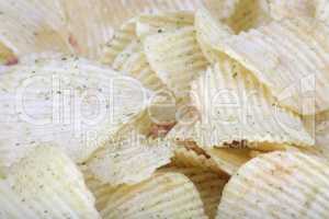 potato chips horizontal  texture