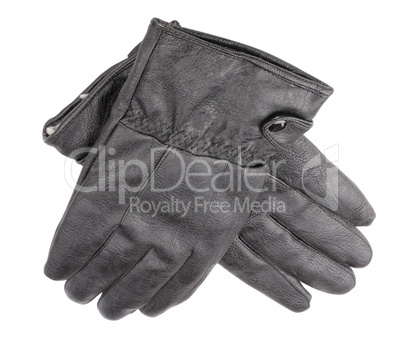 Leather Gloves Isolated