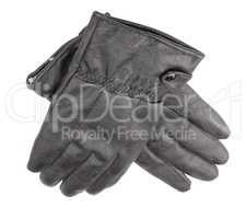 Leather Gloves Isolated