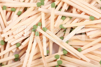 many scattering of matches